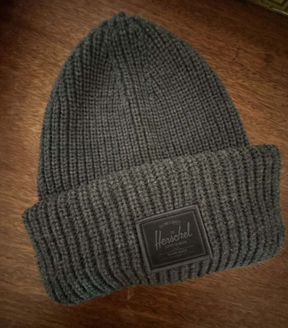 Herschel Supply Co. Juneau Rib Knit Beanie Charcoal One Size
